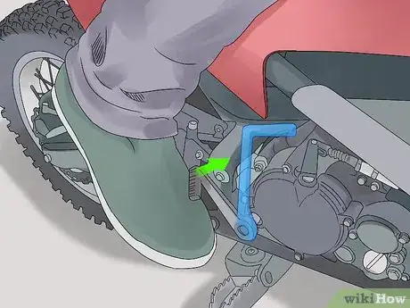 Image titled Kick Start a Dirt Bike Step 9