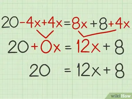 Image titled Solve Equations with Variables on Both Sides Step 4