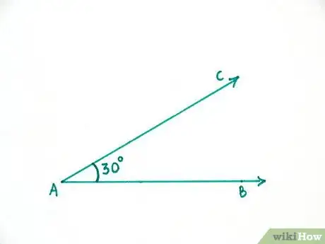 Image titled Construct a 30 Degrees Angle Using Compass and Straightedge Step 5Bullet1