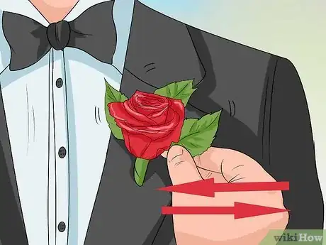 Image titled Pin on a Boutonniere Step 7