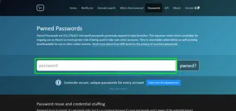 Image titled Pwned Passwords Page Enter Password.png