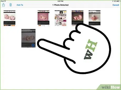 Image titled Rearrange Photos in an iPad Photo Album Step 6