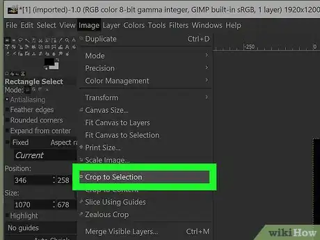 Image titled Crop an Image Using GIMP Step 19