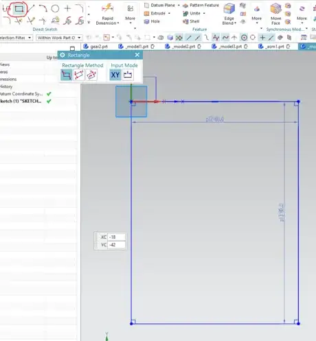 Image titled Creating the housing unit, sketching rectangle 1.png