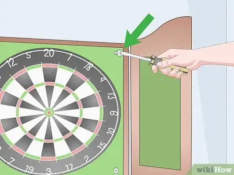 Image titled Hang a Dartboard Cabinet Step 11