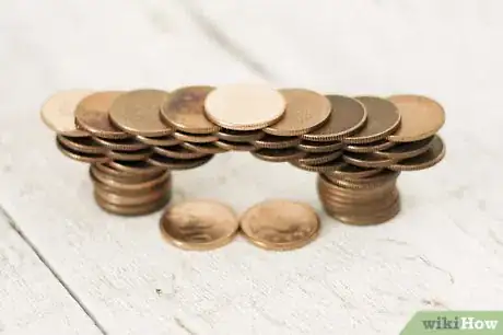 Image titled Coin Stack a Penny Bridge Step 6