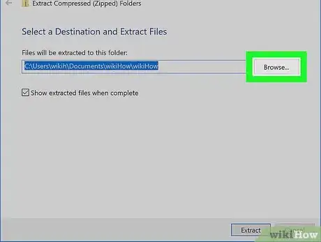 Image titled Unzip a File Step 6