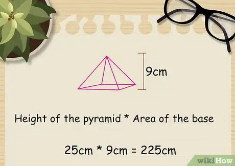 Image titled Calculate the Volume of a Square Pyramid Step 03