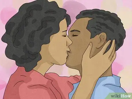 Image titled What Does It Mean when Someone Holds Your Face While Kissing Step 8