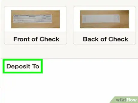 Image titled Deposit Checks With the Bank of America iPhone App Step 10
