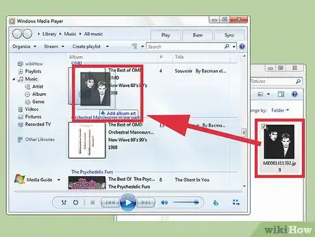 Image titled Put a Cover Photo on a Music File Using Windows Media Player Step 3