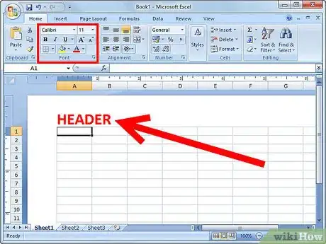 Image titled Add a Header or Footer in Excel 2007 Step 6