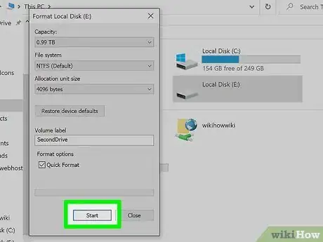 Image titled Format a Hard Disk Step 8