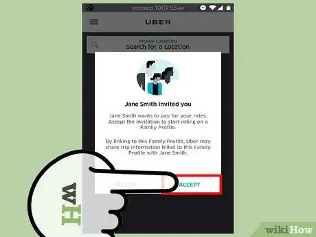 Image titled Share an Uber Account Step 13