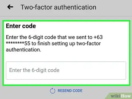 Image titled Activate 2 Step Verification in Facebook Step 10