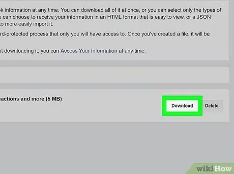 Image titled Download Your Facebook Data Step 9