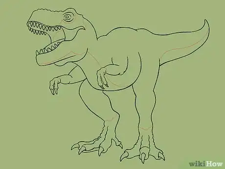 Image titled Draw Dinosaurs Step 22