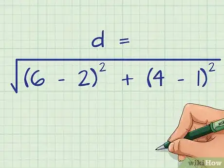 Image titled Use Distance Formula to Find the Length of a Line Step 3