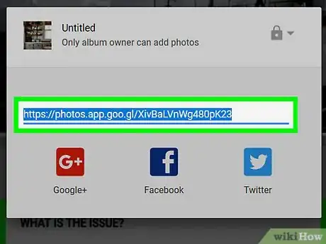 Image titled Share a Google Photos Album on PC or Mac Step 12