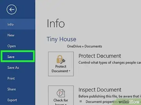Image titled Save a Microsoft Word Document Step 2