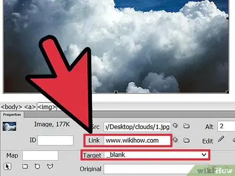 Image titled Add a Link to an Image in Adobe Dreamweaver Step 6