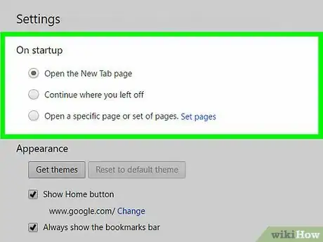 Image titled Set Homepage in Google Chrome Step 13