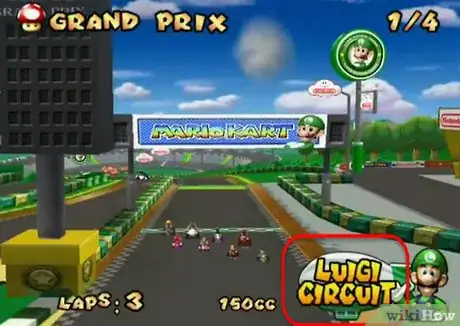 Image titled Win a Race in Mario Kart Double Dash Step 4