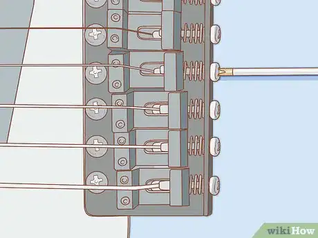 Image titled Restring a Floating Bridge (Floyd Rose) Step 17