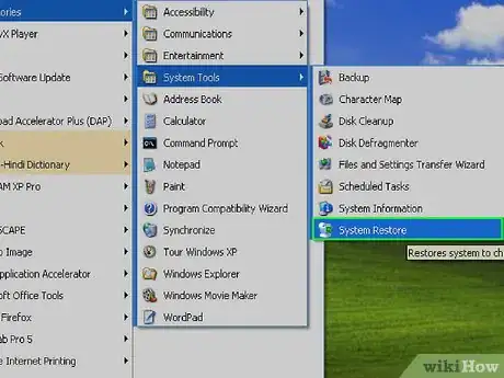Image titled Use System Restore in Windows XP Step 5