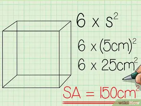 Image titled Find the Surface Area of a Cube Step 7