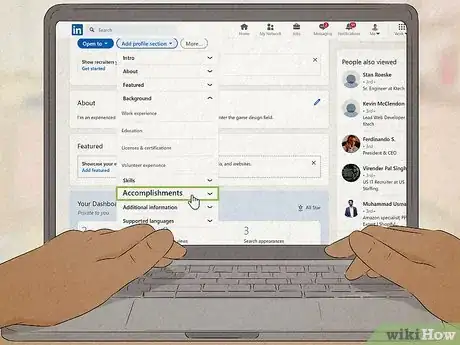 Image titled Add Honors and Awards in LinkedIn Step 4