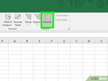 Image titled Group and Outline Excel Data Step 2