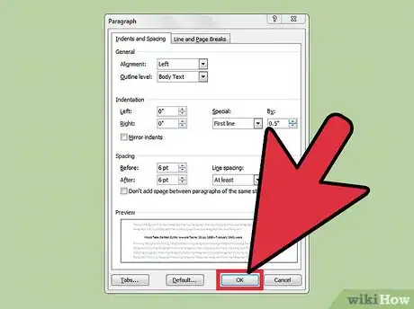 Image titled Indent the First Line of Every Paragraph in Microsoft Word Step 10