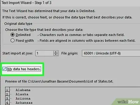 Image titled Convert Text Files to Excel Step 17