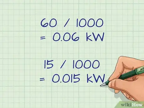 Image titled Calculate Kilowatts Used by Light Bulbs Step 2