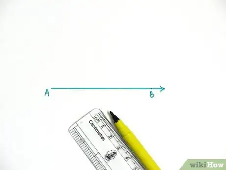 Image titled Construct a 30 Degrees Angle Using Compass and Straightedge Step 1