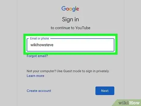 Image titled Log In to Your YouTube Account Step 4