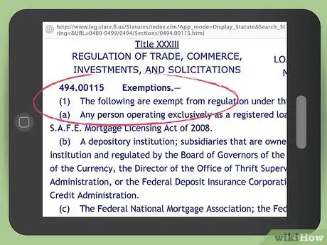 Image titled Check a Florida Mortgage Broker's License Step 7