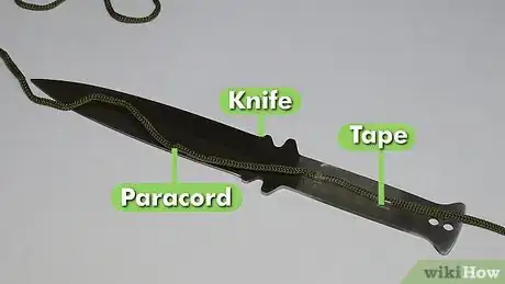 Image titled Wrap Paracord Around a Knife Handle Step 1