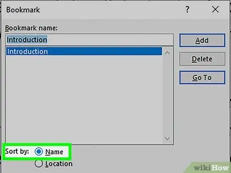 Image titled Add a Bookmark in Microsoft Word Step 10