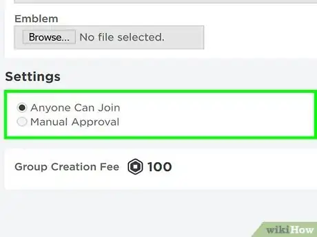 Image titled Make a Group on ROBLOX Step 7