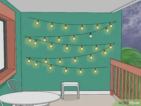 Image titled Decorate a Balcony with Lights Step 2