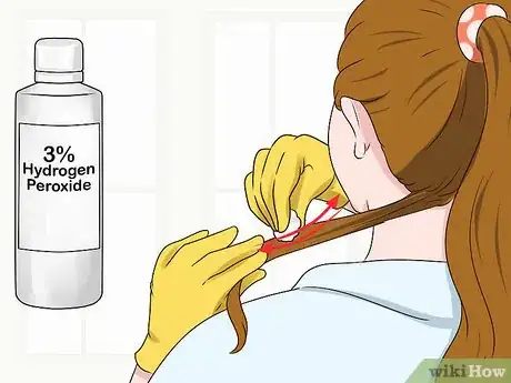 Image titled Bleach Your Hair With Hydrogen Peroxide Step 4