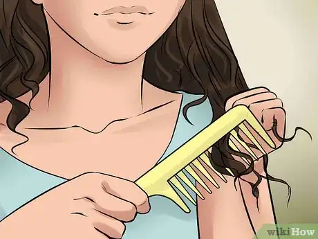 Image titled Weigh Curly Hair Down Step 10