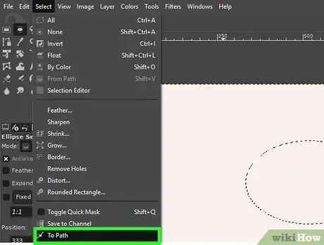 Image titled Draw a Circle in Gimp Step 4