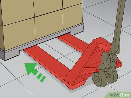 Image titled Operate a Manual Pallet Jack Step 3