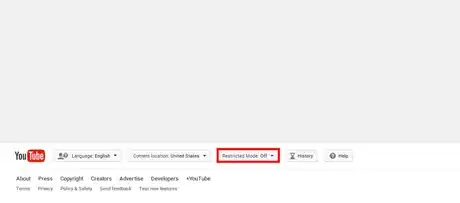 Image titled YouTube; Restricted Mode off.png
