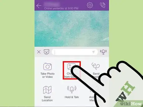 Image titled Share a Photo on Viber Step 3