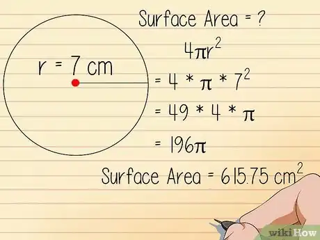 Image titled Find the Surface Area of a Sphere Step 7