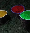 Create Glow in the Dark Log Campfire Stools